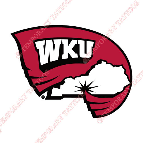 Western Kentucky Hilltoppers Customize Temporary Tattoos Stickers NO.6973